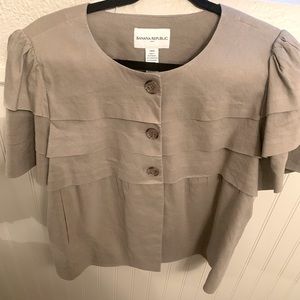 BANANA REPUBLIC VINTAGE LINEN SHELL